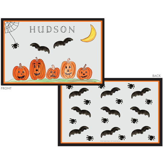 Haunted Halloween Laminated Placemat